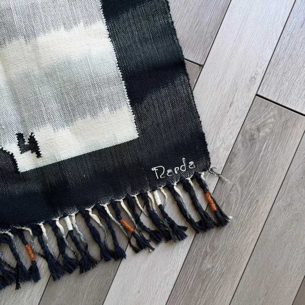Narda's Rare wool boho handwoven wall hanging